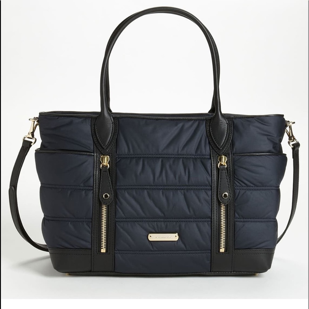 Burberry Olympia Diaper Bag- changing pad, strap